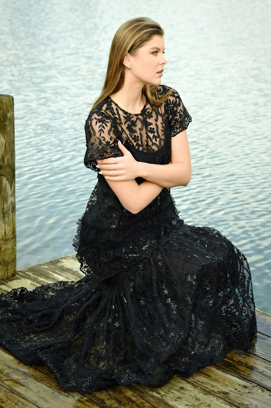Skirt Em Say | Black Sequin