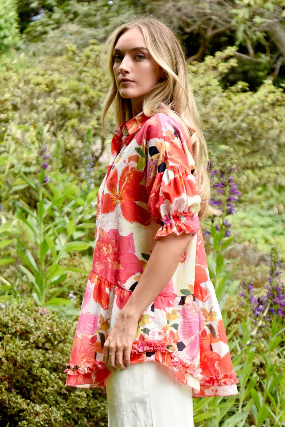 Make The Cut Top | Pink Floral