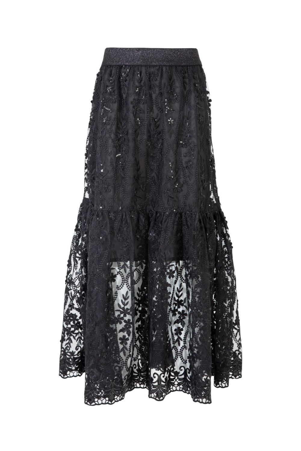 Skirt Em Say | Black Sequin