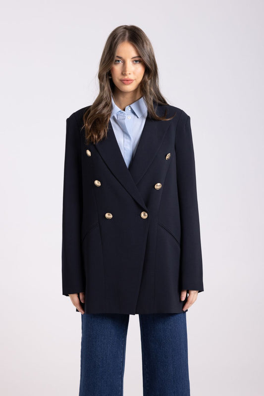 Longline Blazer | Black
