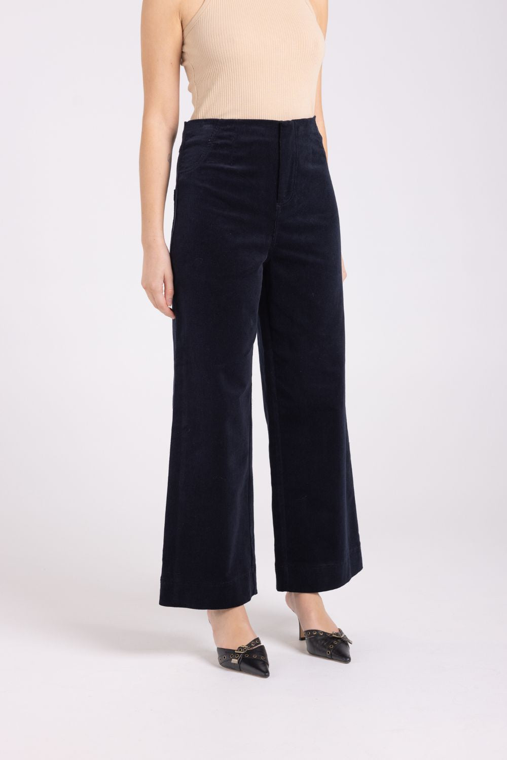 Cord 7/8 Wise Pant | French Navy