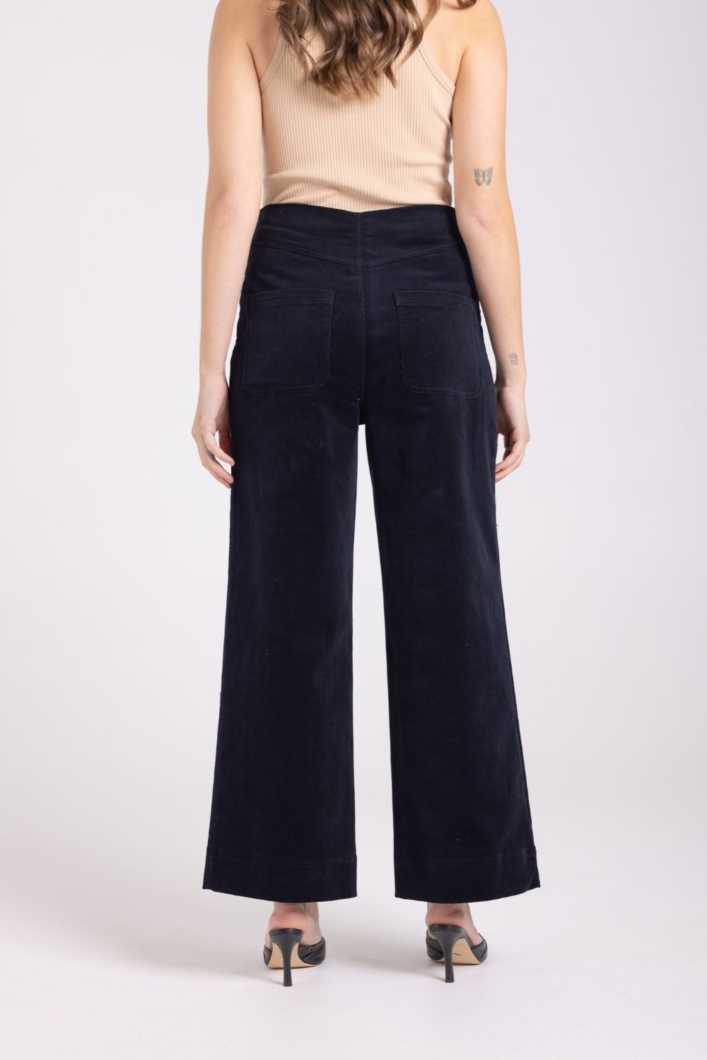 Cord 7/8 Wise Pant | French Navy
