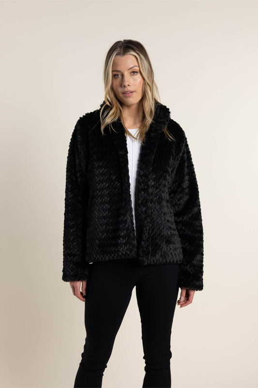 Texture Fur JKT | Black_Shop12