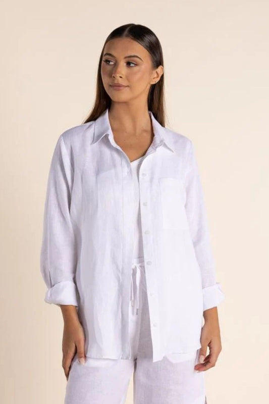 Linen Shirt | White_Shop 12