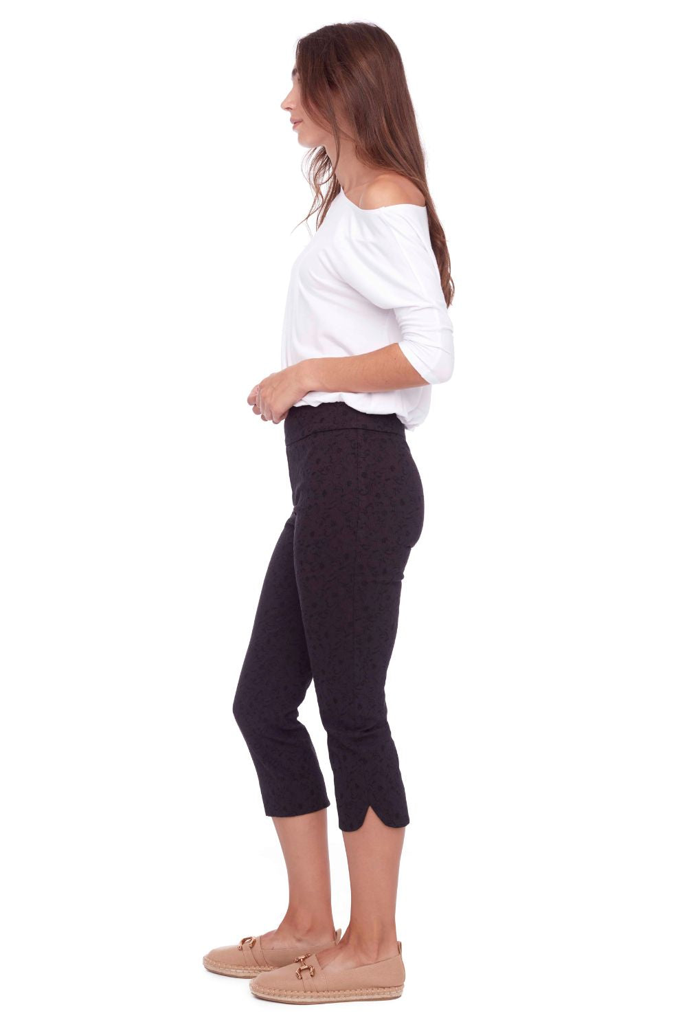 UP! Petal Techno Crop Pant | Black_Shop 12