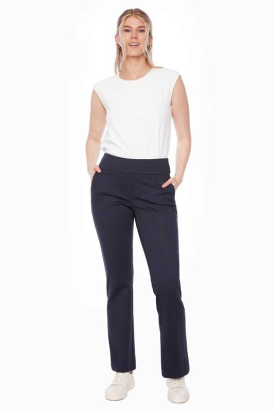 Hove Ponte Bootcut Pant | Hove Blue