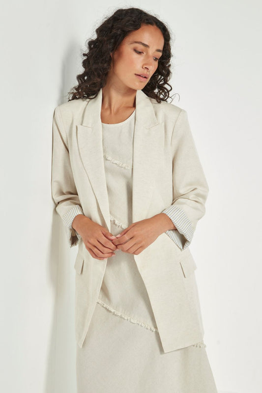 Yara Blazer | Cashew