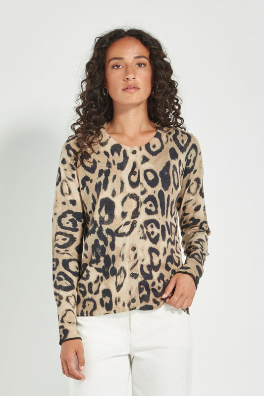 Mantra Cardi | Animal Print