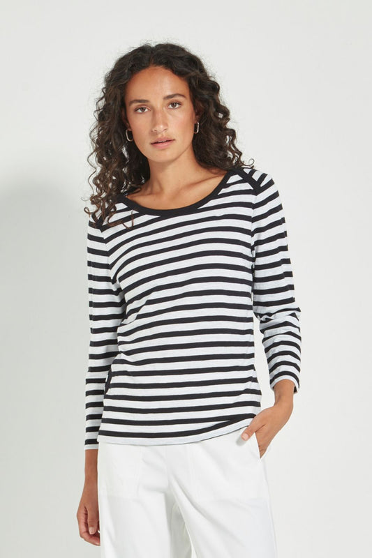 Horizon Top | Black Stripe