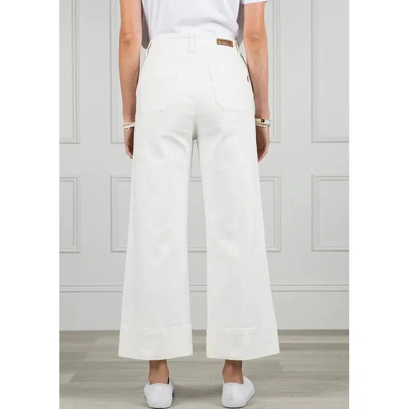 Wanda Denim Pant | White-Zjoosh-Shop 12 Bendigo