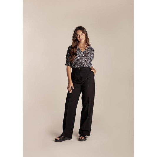 Wide Leg Pant | Black-Two T's-Shop 12 Bendigo