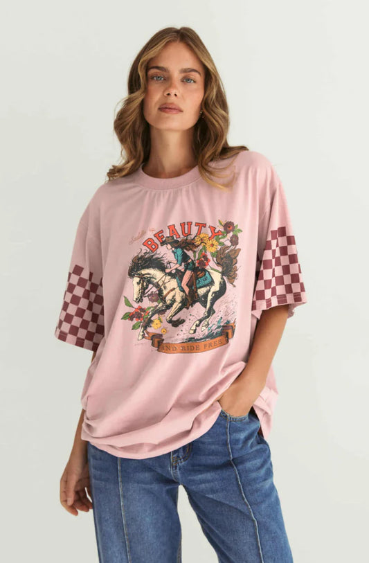 Wild West Tee  |  Pink