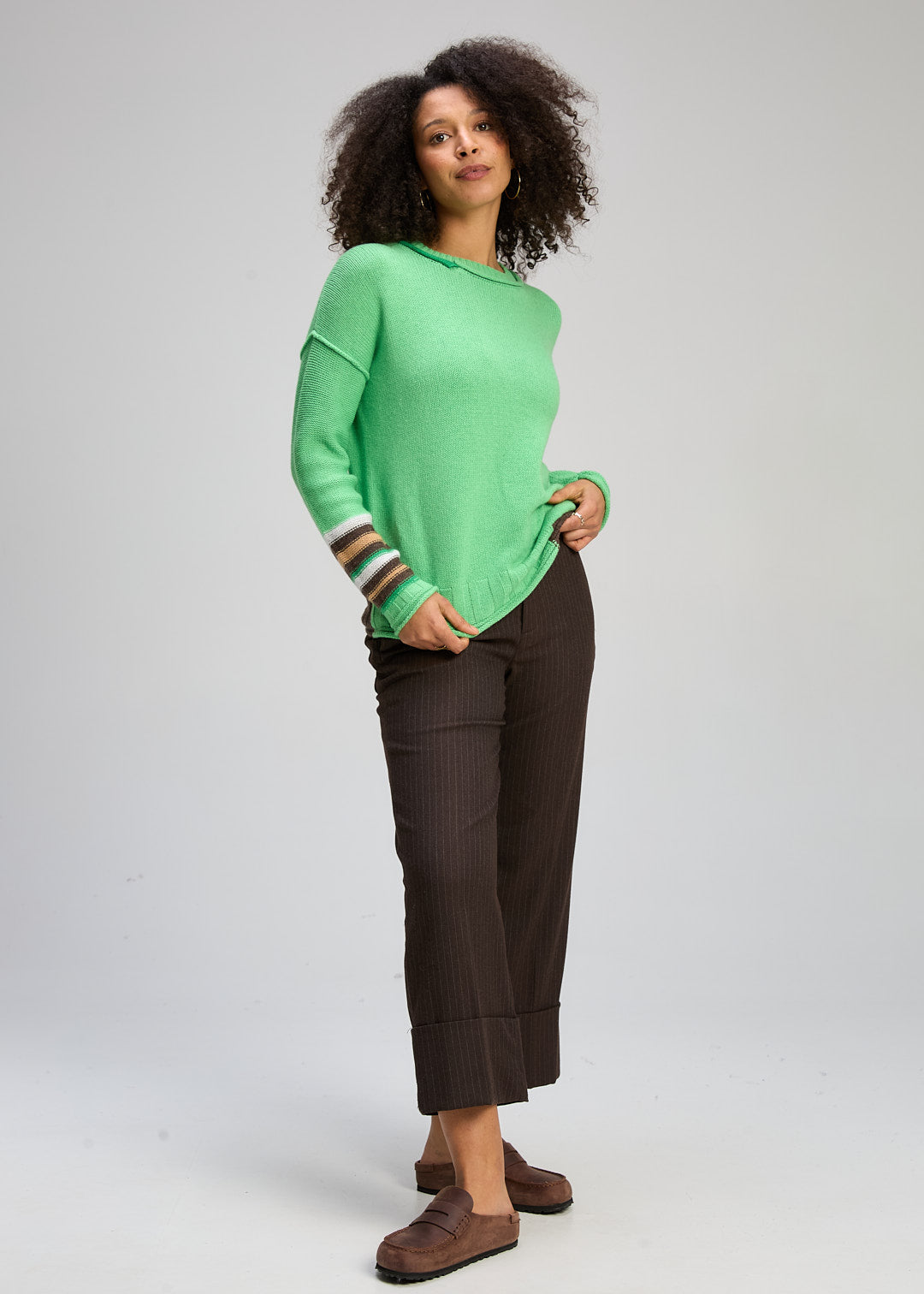 Styled Edges Jumper | Pesto