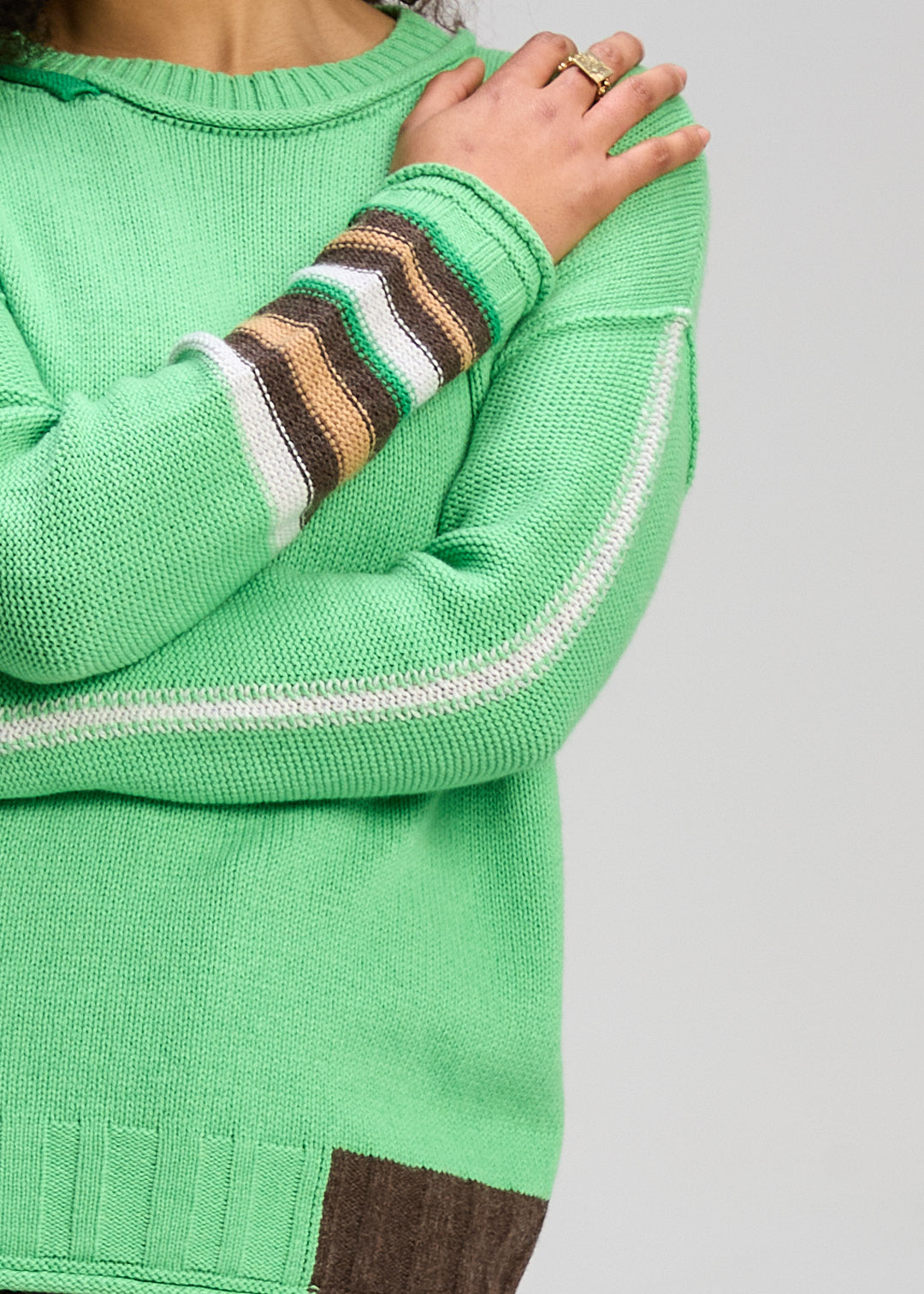 Styled Edges Jumper | Pesto
