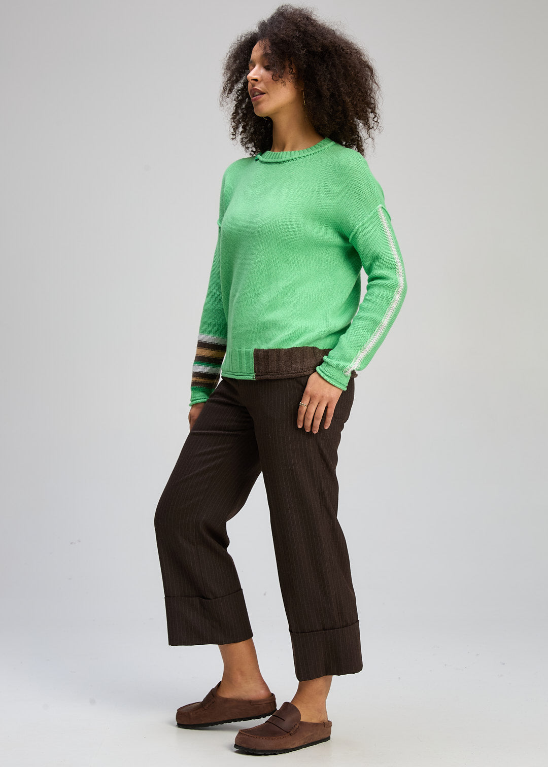 Styled Edges Jumper | Pesto
