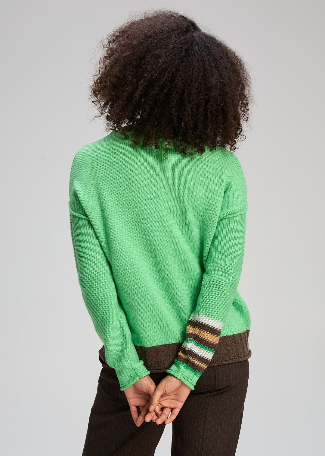 Styled Edges Jumper | Pesto