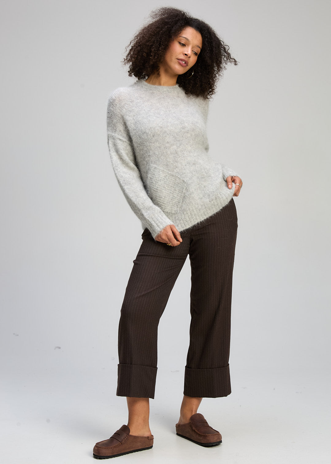 Alpaca Jumper | Marl Grey