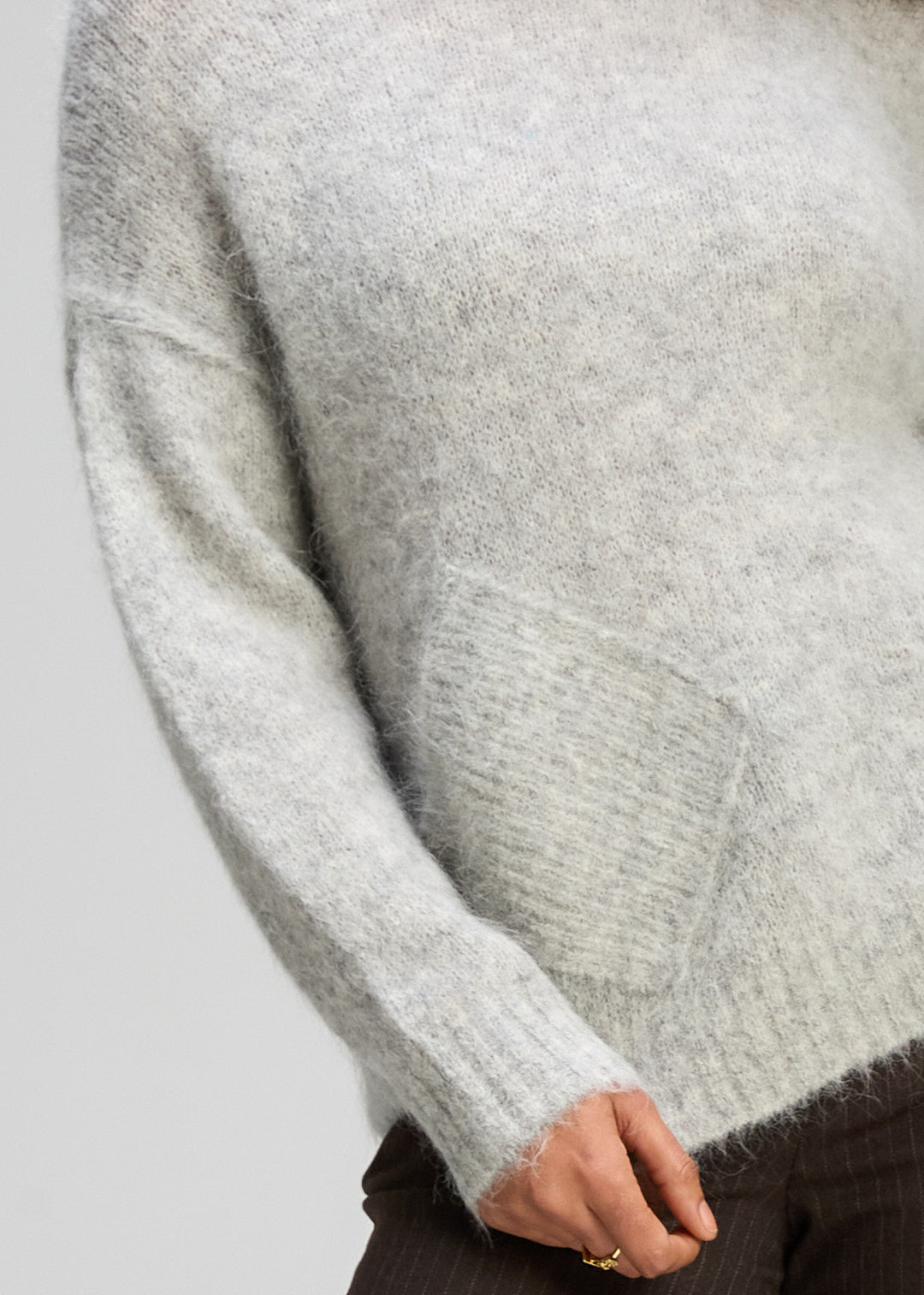 Alpaca Jumper | Marl Grey