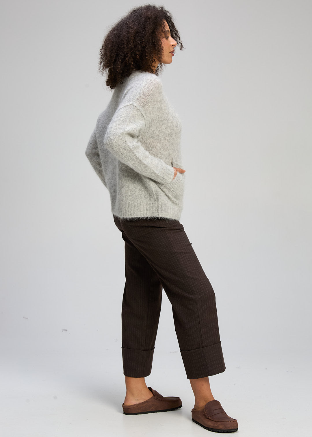 Alpaca Jumper | Marl Grey