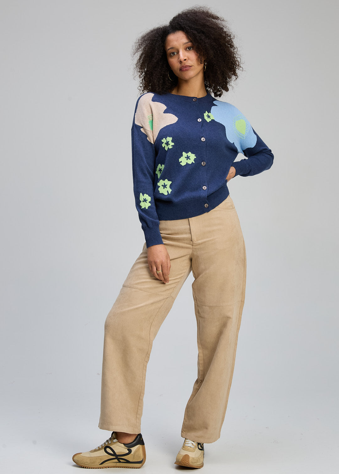 Petal Play Cardi | Denim