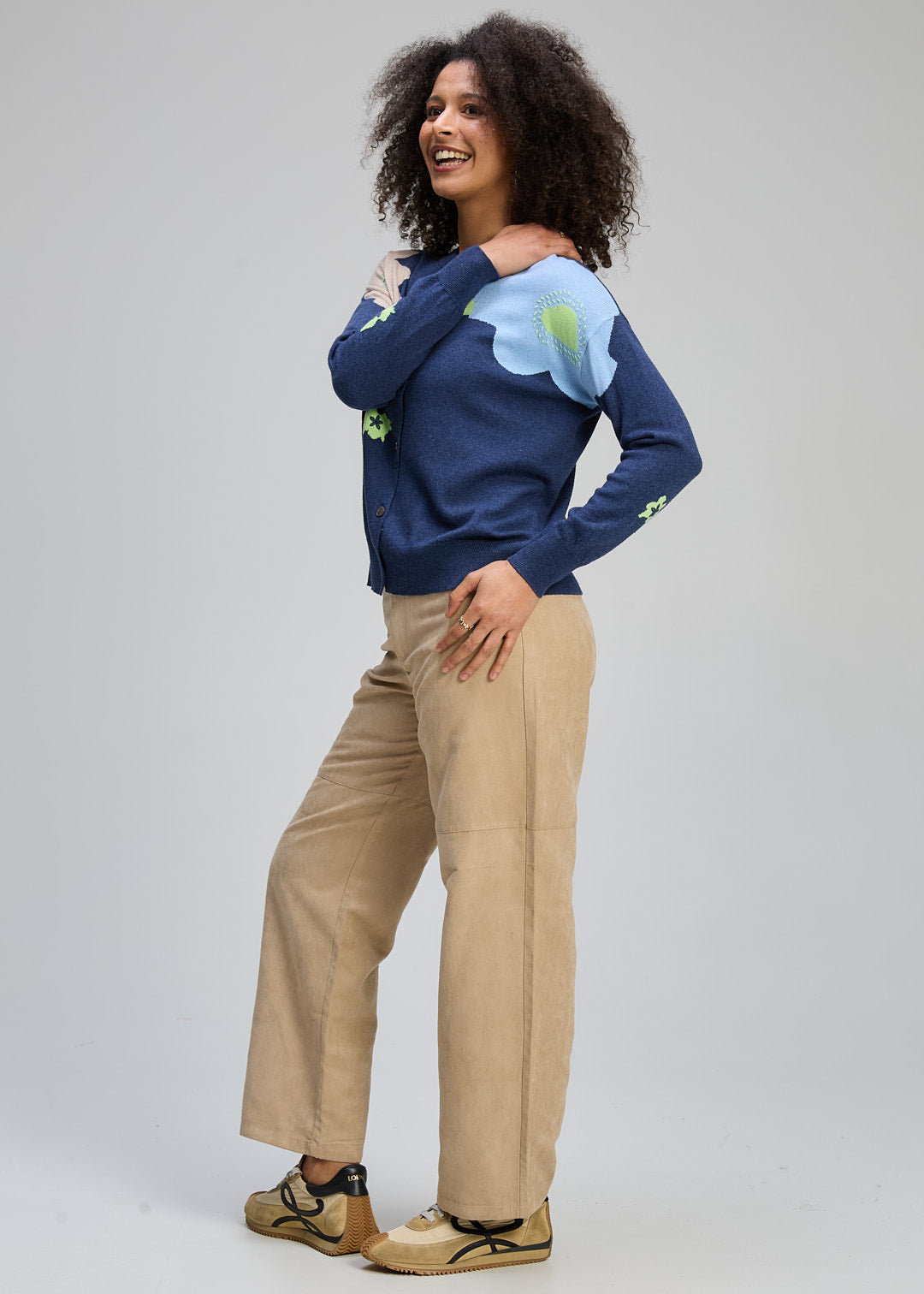 Petal Play Cardi | Denim