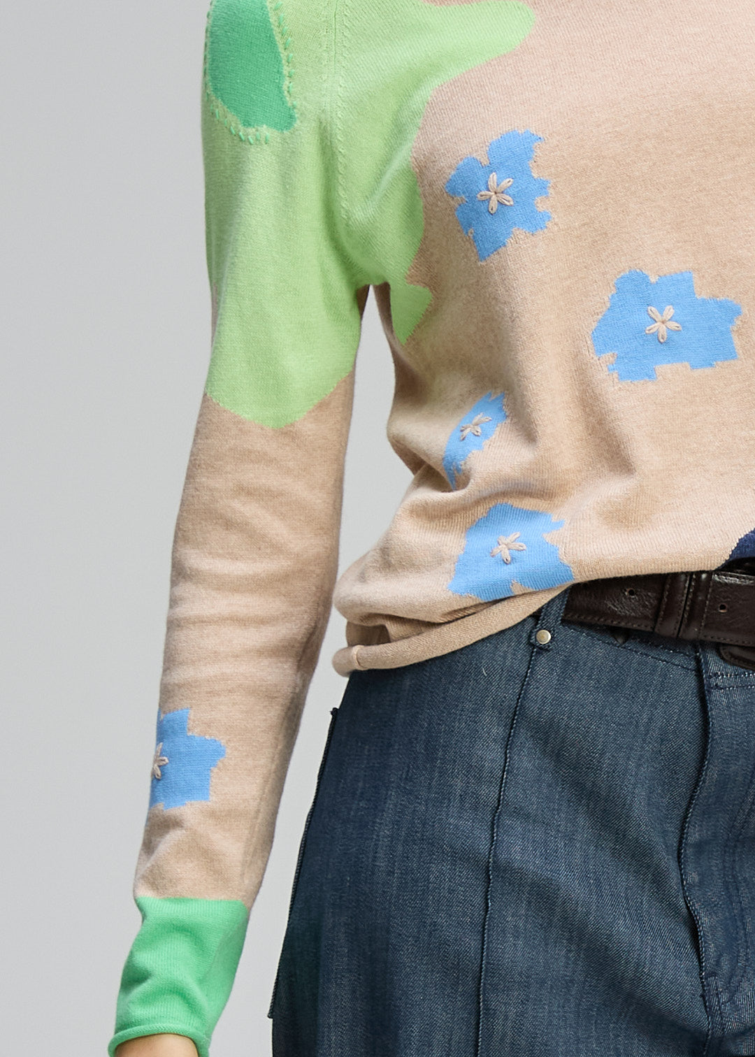 Petal Play Jumper | Almond