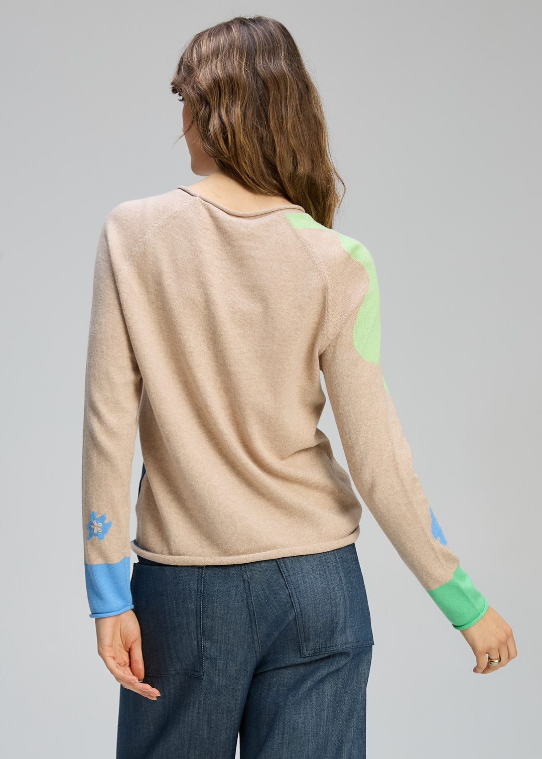 Petal Play Jumper | Almond