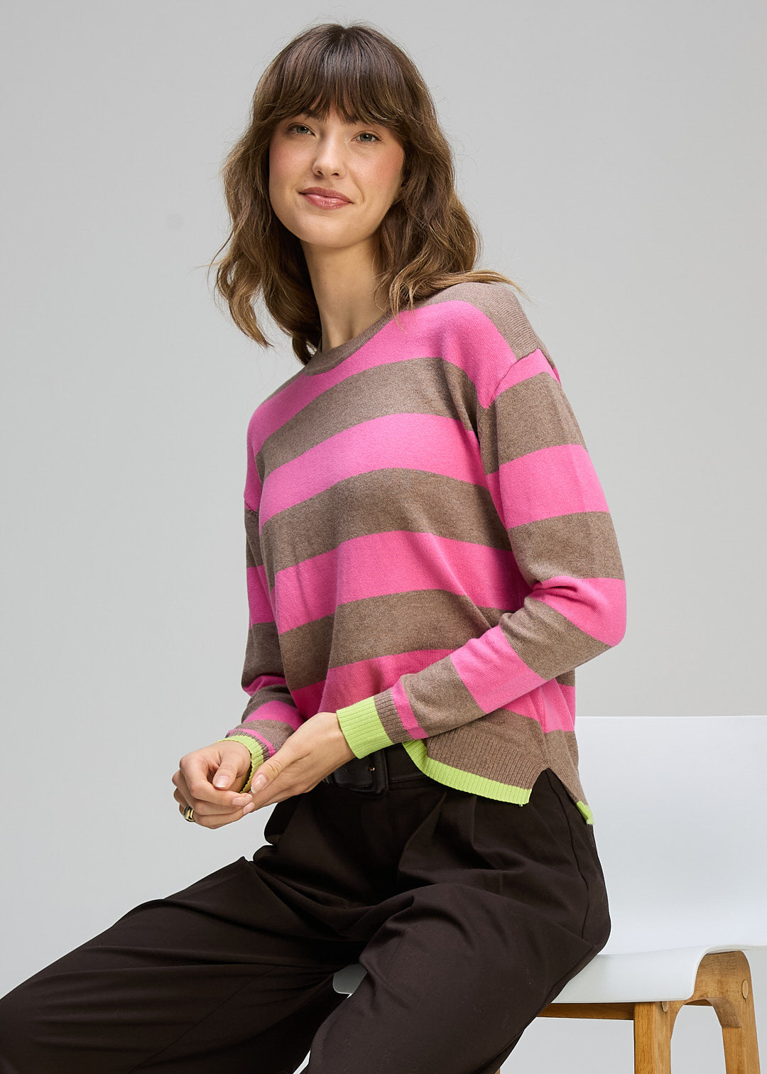 Stripe Clash | Walnut