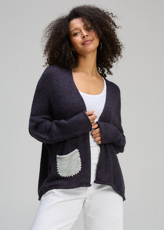 Bloom Back Cardi | Ink