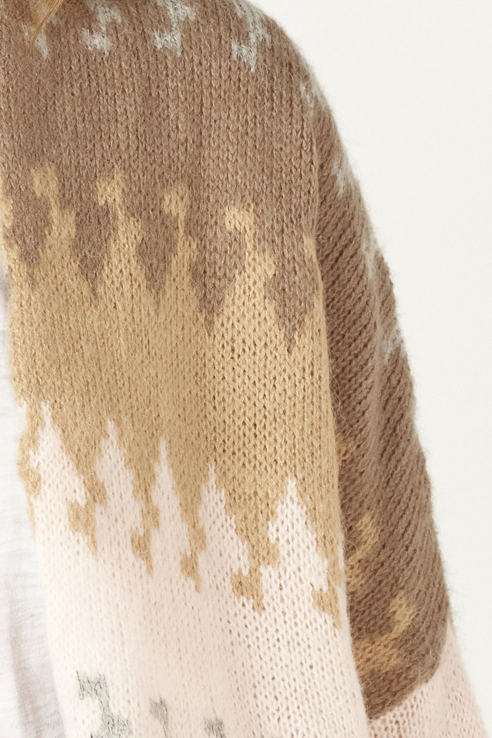 Mountain Peak Cardi | Fawn