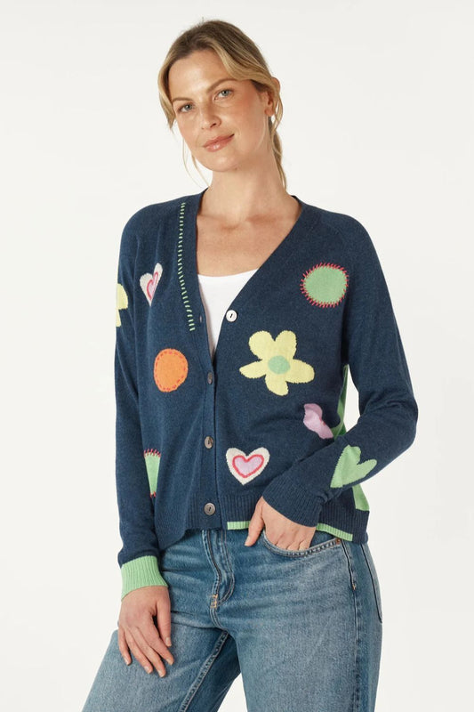 Happy Cardi | Denim