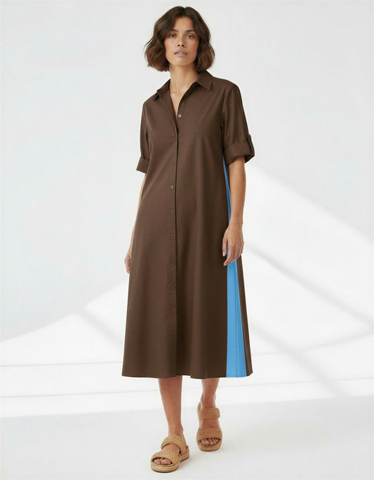 Shirtmaker Dress | Chocolate