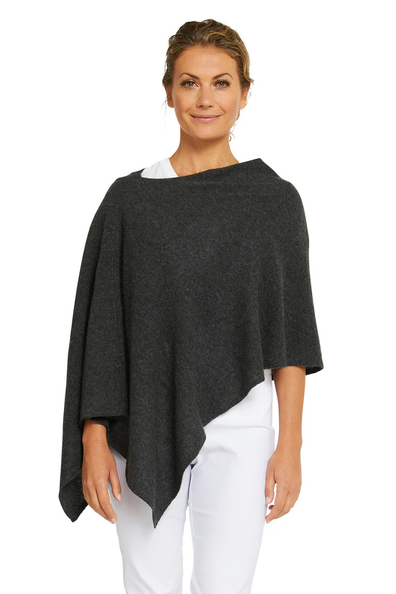 Cashmere Topper | Charcoal