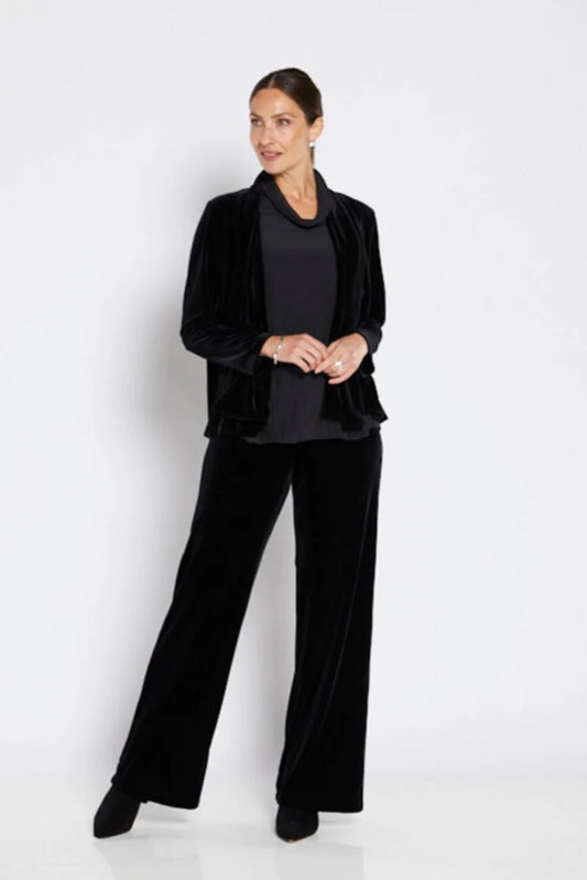 Phantom Velvet Pant | Black