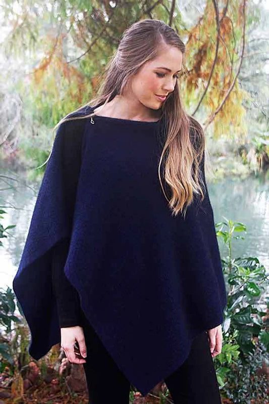 Zippered Wrap | Midnight Navy