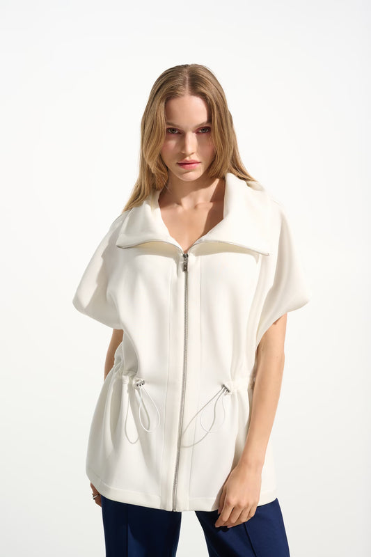 Scuba Boxy Drawstring Jacket | Off White