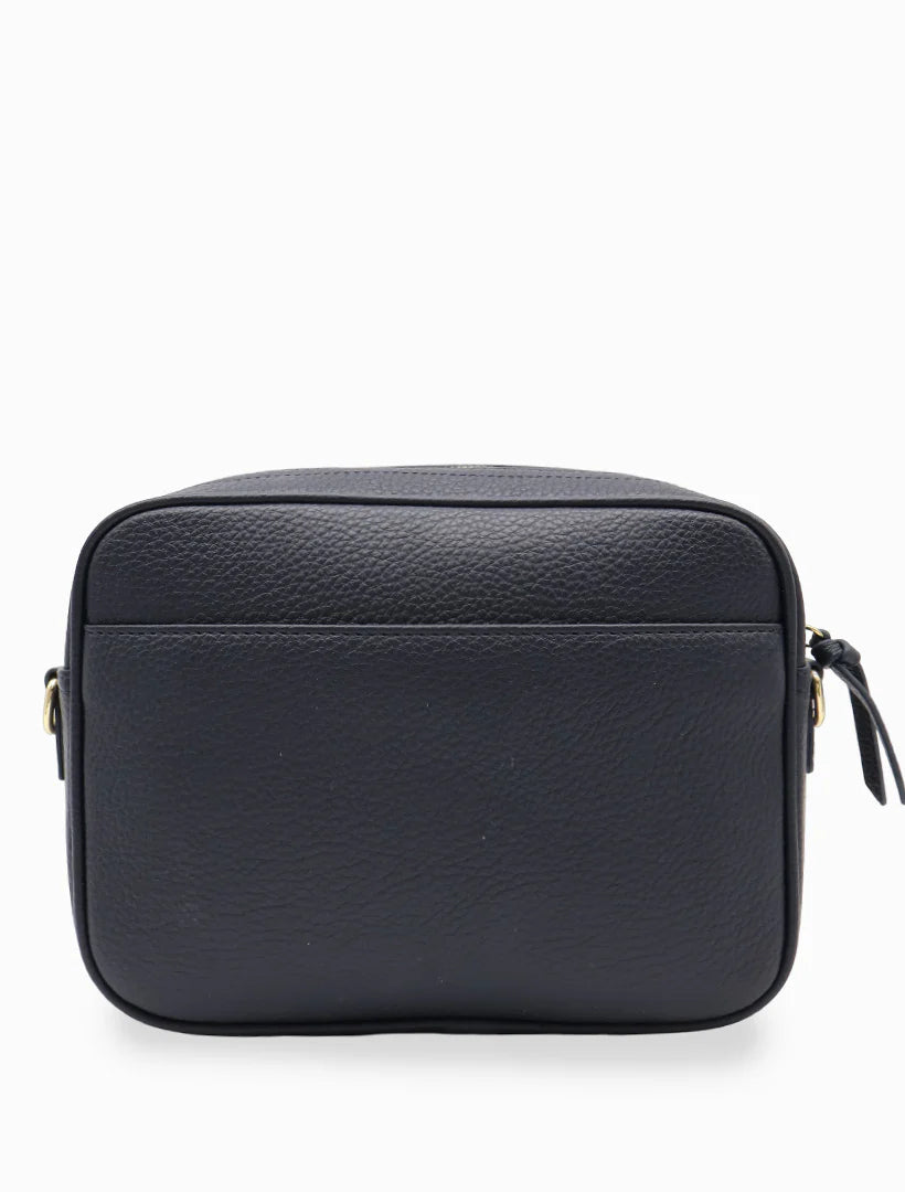 Leah Check Cross Body Bag | Navy
