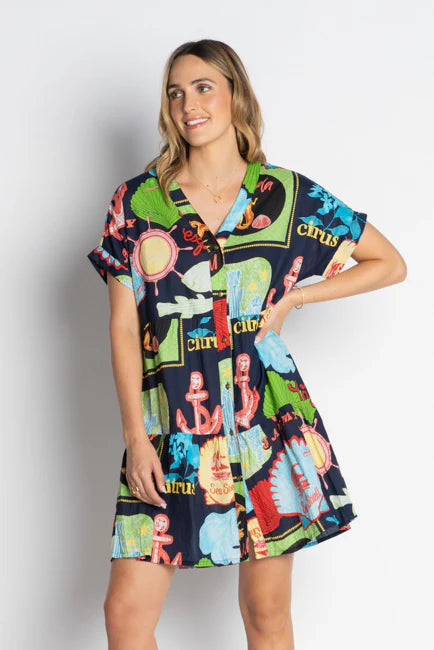 Melrose Dress | Navy