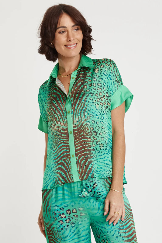 Maasai Shirt | Emerald