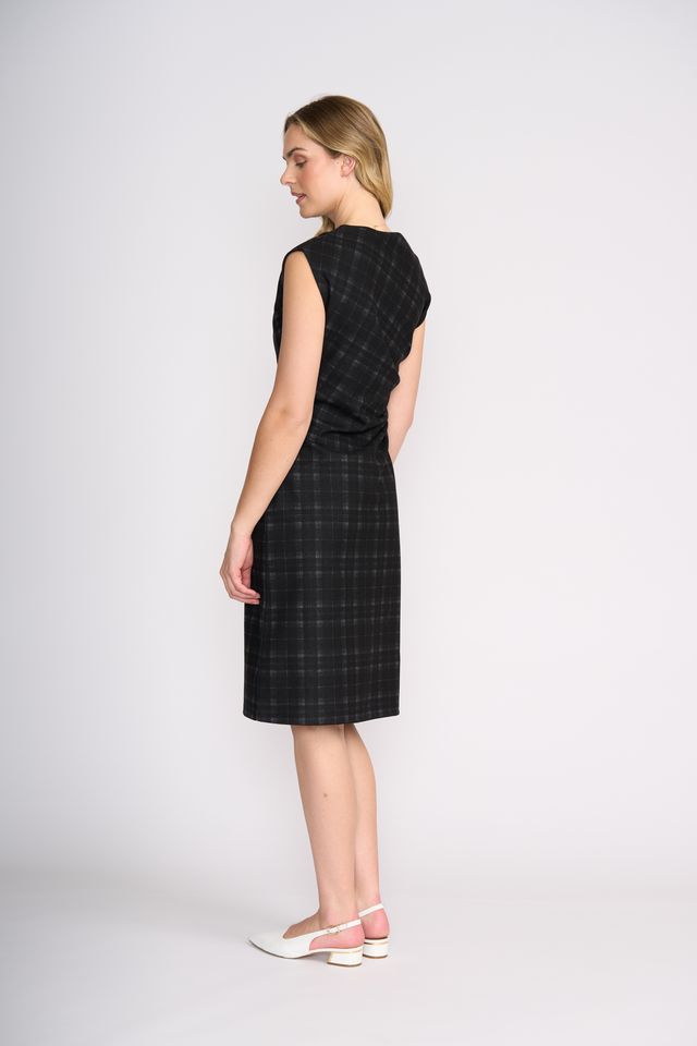 Under Wraps Dress | Shadow Check