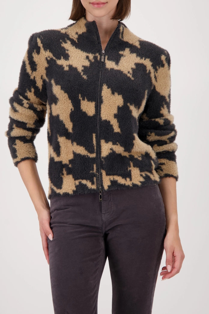 Houndstooth Cardigan Jacket