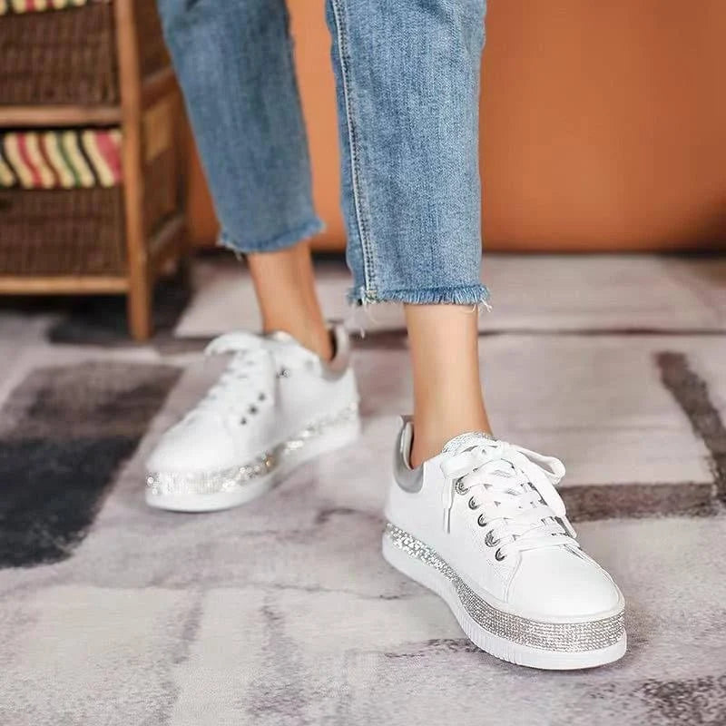 Lavish Luxe Sneaker | White