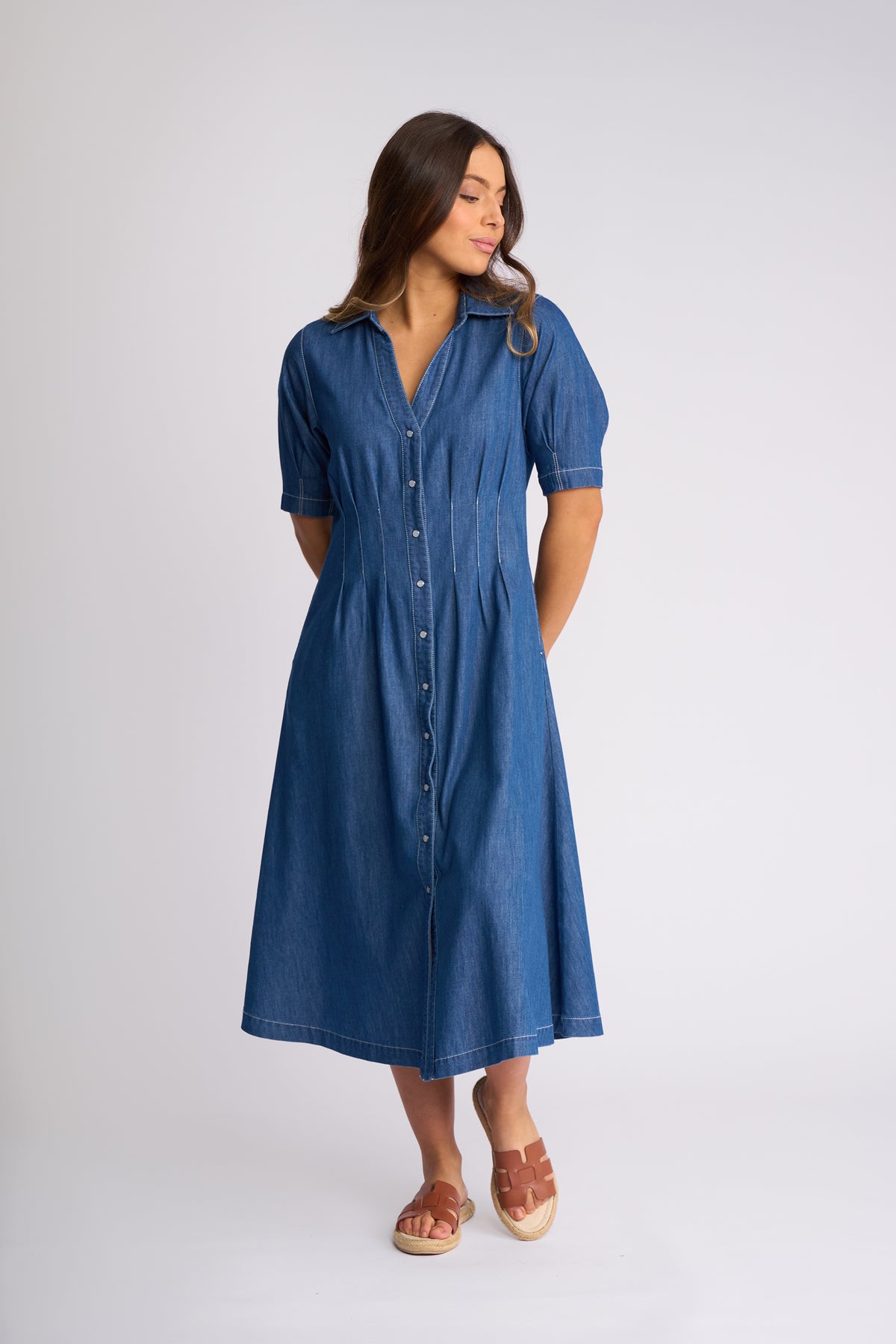 Addie Dress | Ocean