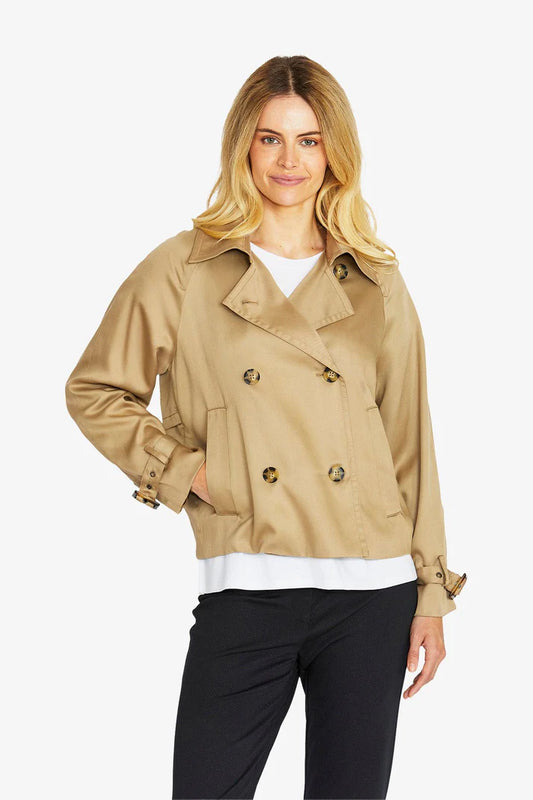 Evans Crop Trench | Taupe