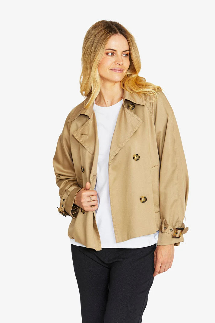 Evans Crop Trench | Taupe