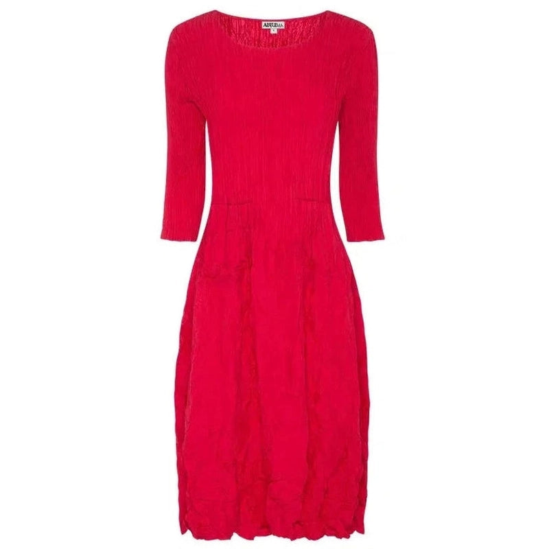 3/4 Sleeve Smash Pocket Dress - Rasberry-Alquema-Shop 12 Bendigo