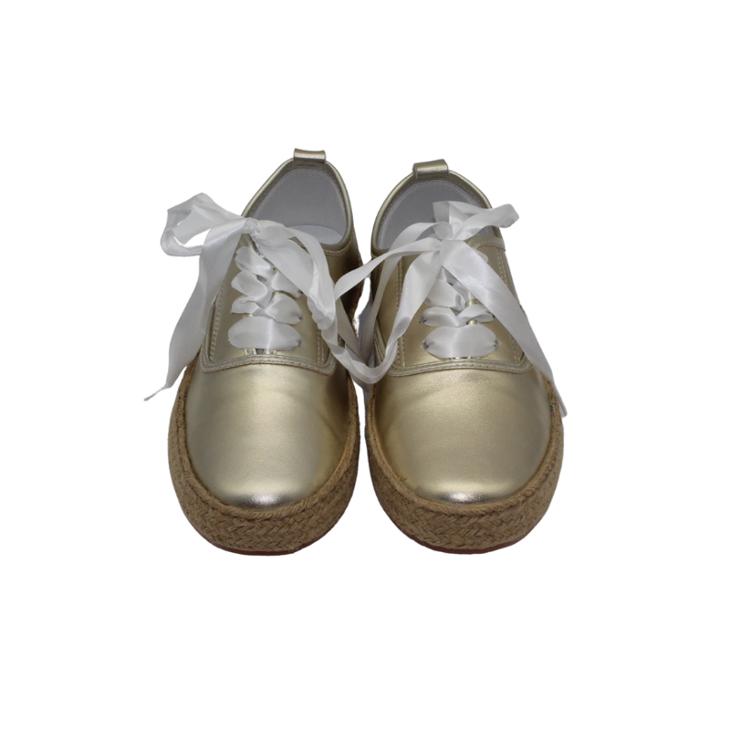 Paradise Shoe | Washed Gold-Human Shoes-Shop 12 Bendigo