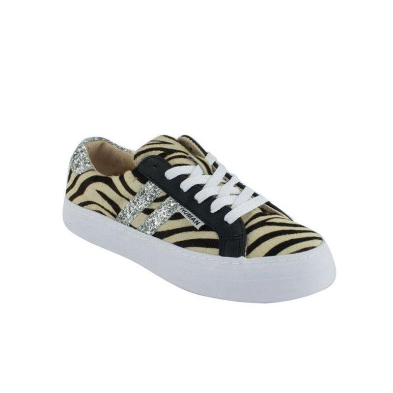 Human Prospect Zebra/Silver Sneaker-Human Shoes-Shop 12 Bendigo