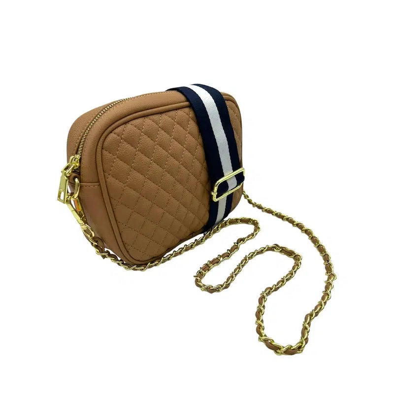 Ruby Stitch Cross Body Bag | Caramel-Zjoosh-Shop 12 Bendigo