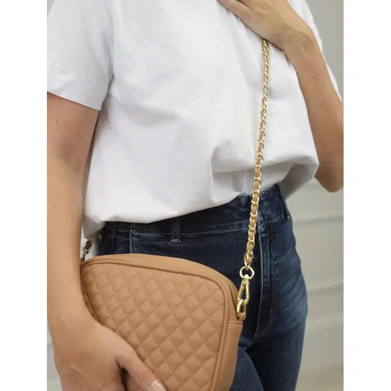 Ruby Stitch Cross Body Bag | Caramel-Zjoosh-Shop 12 Bendigo